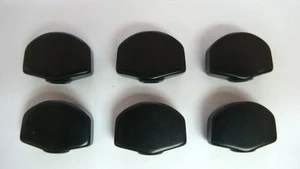 FR01B Acrylic button MINI SIZE only fit for Grover Machine Head Black button 6p - Picture 1 of 2