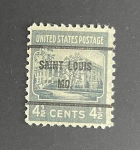 Saint Louis, Missouri Type 61 Precancel - 4½ cents Prexie - U.S. #809 - MO - Picture 1 of 1