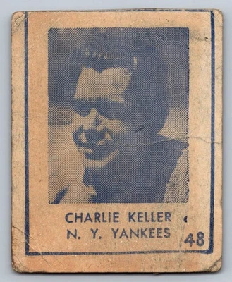 1948 Blue Tint (R346) Charlie Keller New York Yankees - Image 1 of 3