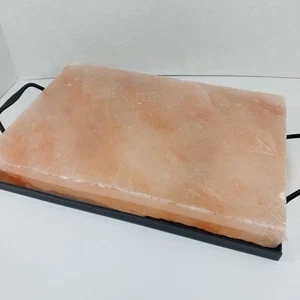 Salt Cooking Plate Block 12x8x1.5 with Tray Himalayan Salt Slab Free Shipping - Picture 1 of 5