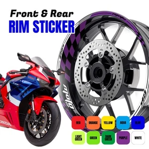For Yamaha YZF R1 98-24 23 22 21 20 GP01 17 inch Wheel Rim Stickers Decal - Picture 1 of 25