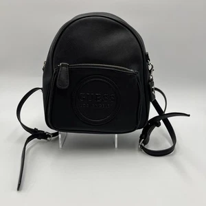 GUESS Backpack Black Small Bag Travel Carry On Los Angeles Y2K Day Pack - Picture 1 of 15