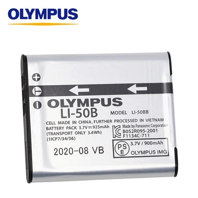Batería Original Olympus LI-50B Para SP-720 SP-800 SZ-15 SZ-16 SZ-1 DZ-105 U-8010 Foto 1 de 4