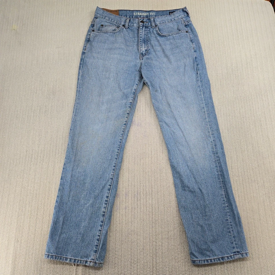 VTG Chaps Ralph Lauren Jeans Mens 32x30 Blue Straight Leg Regular Fit Y2K - Image 1 of 4