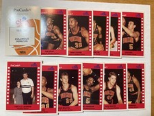 1990-91 Pro Cards CBA Columbus Horizon 12 Card Set