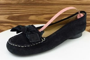 Me Too Size 6.5 M Black Loafer Shoes Leather Women Noah - Picture 1 of 7