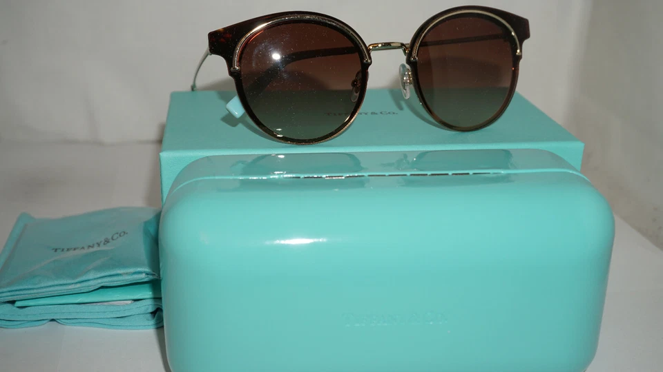 Tiffany & Co Sunglasses Pale Gold Brown Gradient TF3061 60553b 64 140