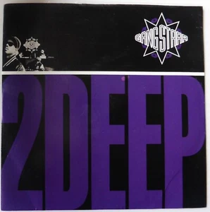 GANGSTARR - 2 DEEP ALBUM VERSION + DODGE CITY REMIX RARE 1992 UK SINGLE - Picture 1 of 3