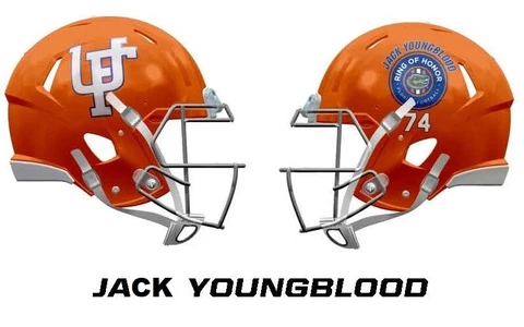 Florida Gators Jack Youngblood Ring of Honor SPEED Mini Football Helmet Cover