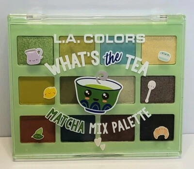 L.A. COLORS What’s the Tea Matcha Mix 12 Shade Neutral Colors Shadow Palette  - Image 1 of 2