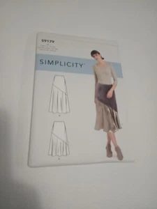 Simplicity S9179 Pattern Misses Skirt Plus Size 16-24 New Uncut - Picture 1 of 2