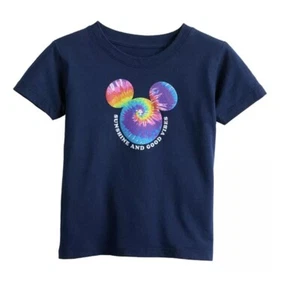 Disney Mickey Mouse Toddler S/S T-Shirt ~ Size 2T - 3T - 4T ~ Tie Dye Mouse NEW - Picture 1 of 4