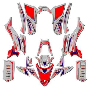 2017-2021 YFZ 50 SURGE Grey Senge Graphics Kit Compatible with Yamaha - Picture 1 of 7