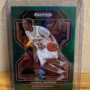 2022-23 Prizm Draft Picks Basketball Green Prizm #20 James Harden Arizona State