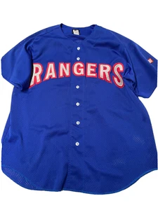 Mens WILSON Blue Vintage #25 Texas Rangers Stitched Baseball Jersey Sz XL - Picture 1 of 4