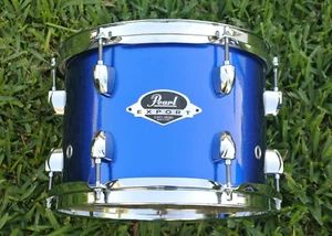 PEARL EXPORT 10" EXX HIGH VOLTAGE BLUE TOM for YOUR DRUM SET! LOT K776 - Picture 1 of 9