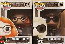2 AMERICAN HORROR STORY COVEN MYRTLE SNOW & FIONA GOODE FUNKO SET BOX DAMAGE