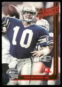 Dan McGwire 1991 lleno de acción novato/actualización #12 Seattle Seahawks radiocontrol - Imagen 1 de 2