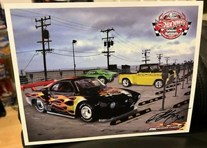 Hot Wheels Roman Cortez 8th Annual Collectors Convention Signed Poster 2008 - Picture 1 of 3