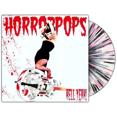 HorrorPops - Hell Yeah! LP White w/ Red & Black Splatter Vinyl LTD ED of 300 Foto 1 de 4