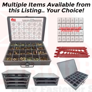 Assortimento bulloni esazionali bulloni di bloccaggio in nylon grado 8 filo sottile o accessori - Foto 1 di 6