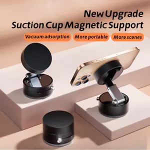 360° Rotating Magnetic Car Phone Mount – Strong Suction Cup, Adjustable Holder - Imagen 1 de 9