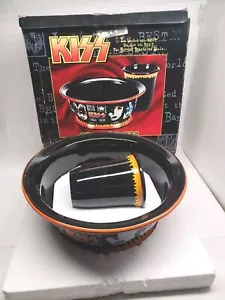 KISS 2003 Spencers Set Ciotola Grande 12" Chip and Dip SCATOLA HA DANNI - Foto 1 di 11
