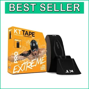 Pro Synthetic Microfiber Kinesiology Tape - Black Pack of 150, 10" Strips - Picture 1 of 8