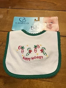 hamco baby bib happy holidays - Picture 1 of 2