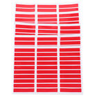 5 Sheets Rot Plastik -Display-Klebeband Doppelseitiges