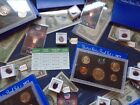 Estate Lot Sale  Silvergold Currency Proof Coins Ruby  8 Pc Lots Invest