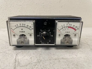 Vintage QUEMNT SWR-1 Standing Wave Ratio Meter – Made in Japan - Zdjęcie 1 z 10