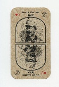 #TN07822 BUCK EWING Unissued ZeeBall Baseball Game Card