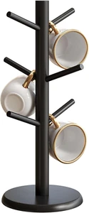 Coffee Mug Holder, Coffee Mug Tree with 6 Hooks, Coffee Cup Holder for Counte... - Picture 1 of 1