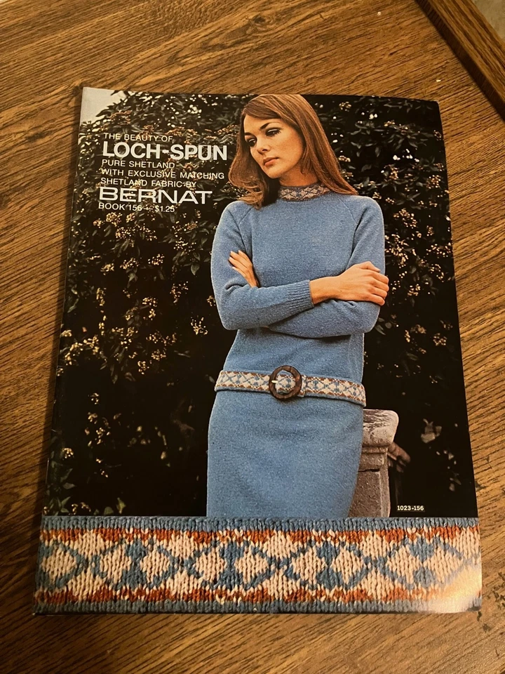 Vintage Patterns from Bernat - The Beauty of Loch-Spun - Book #156 - Image 1 of 1
