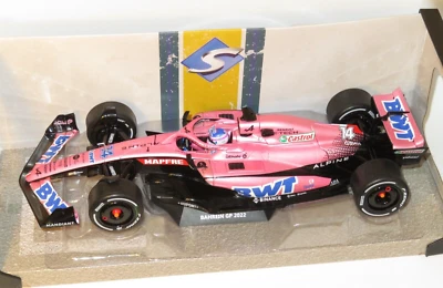 1/18 Alpine A522 BWT   Alpine F1 Team 2022  Bahrain GP #14 F.Alonso - Image 1 of 4