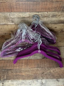 NWOT 47 Joy Mangano JM HSN Huggable Hangers Purple Hanger, w/ Silver Hook - Picture 1 of 6