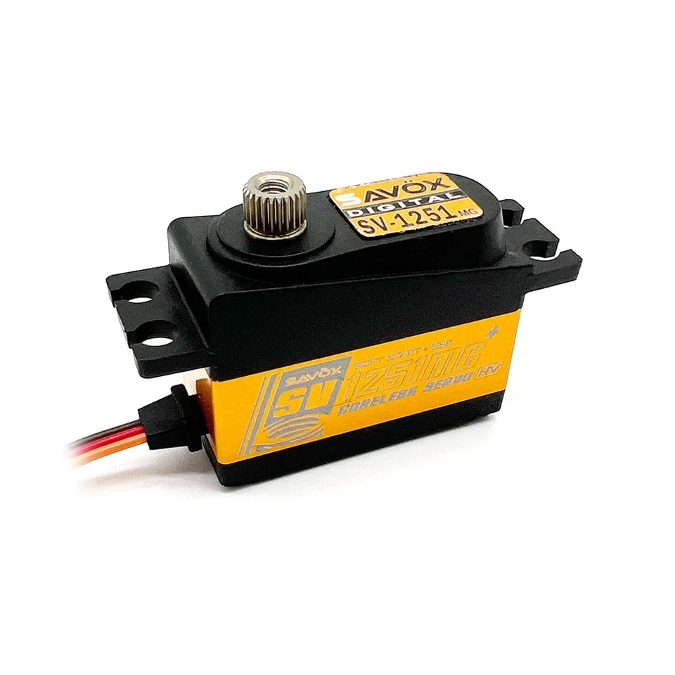 Savox Low Profile Digital Servo with Soft Start - SAV-SV-1251MGP