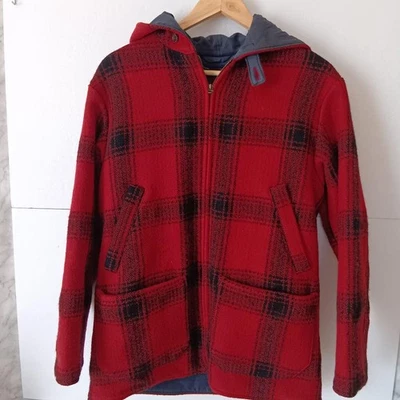 Chaqueta 45Rpm Buffalo Check roja negra Foto 1 de 4