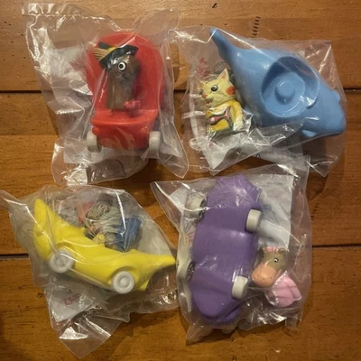 Set of 4 Dairy Queen 1996 RICHARD SCARRY Finger Puppet Toy Car DQ New in Package - Image 1 of 4