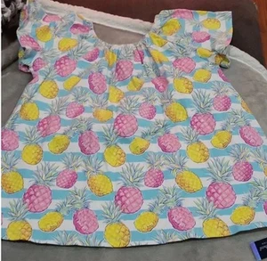 Girls Dress Cotton Printed S 4-5 Simply Southern 5t - Picture 1 of 1