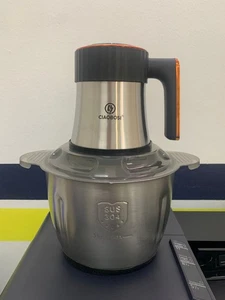ELEKTRISCHER EDELSTAHL ZERKLEINERER FLEISCHWOLF GEMÜSE ZERKLEINERER GRÖSSE 3 LT - Bild 1 von 5