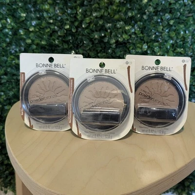 3 unidades Bonne Bell Polvo Bronce Polvo Facial, Bronceado Dorado, 2 g NUEVO/NUEVO EN PAQUETE Y2K Foto 1 de 4