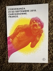 Convenanza 2018 Flyer Double Sided Carcassonne Andrew Weatherall Festival - Bild 1 von 2