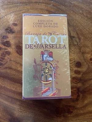 ÚNICA NUEVA BARAJA DE 78 CARTAS DEL TAROT DORADO LEMAT SOLO HECHA EN ESPAÑA R... - Imagen 1 de 4