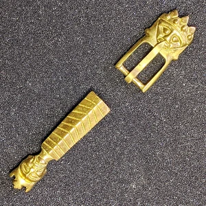 15. Jahrhundert England Replik Gürtel, Mittelalter Gürtelschnalle & Riemenende 20 mm - Bild 1 von 1