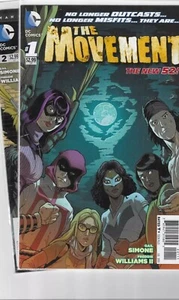 MOVIMENTO #1 #2 ~ Nuovo 52 / Gail Simone / Amanda Conner / Freddie Williams @2013 - Foto 1 di 3