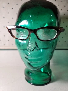 1960s MADE IN FRANCE CAT EYE GLASSES bi focal reading glasses - Picture 1 of 6