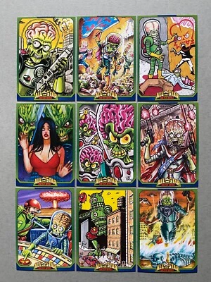 Mars Attacks Occupation ALL STARS 9 CARD CHASE SET - Image 1 of 3