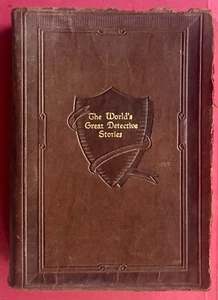 1928 THE WORLD'S GREAT DETECTIVE STORIES Hugo, Twain, Dumas, Voltaire, Poe - Imagen 1 de 12
